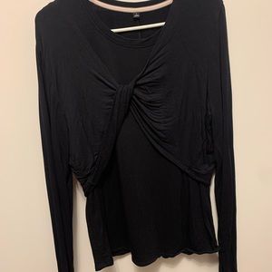 Cabi ATC Layered Tee, Black, Large